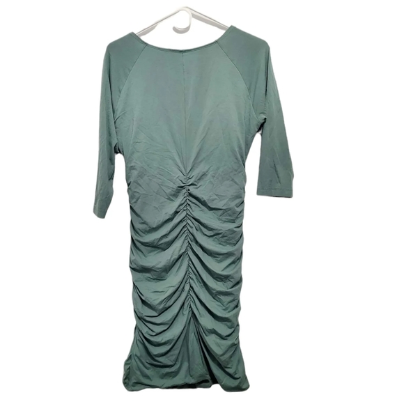 Sundance Eternal Compliment Faux Wrap Ruched Dress Size SP - Picture 2 of 4
